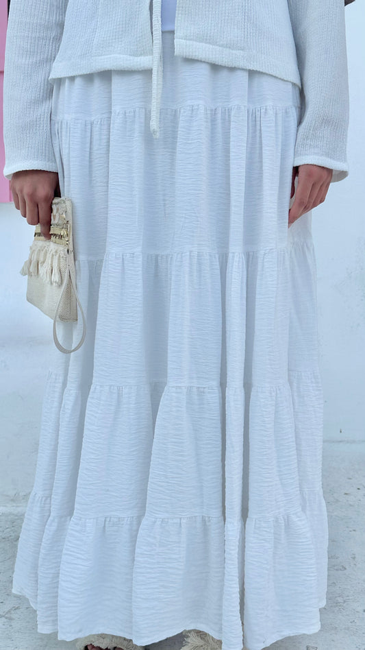 Mora white Skirt