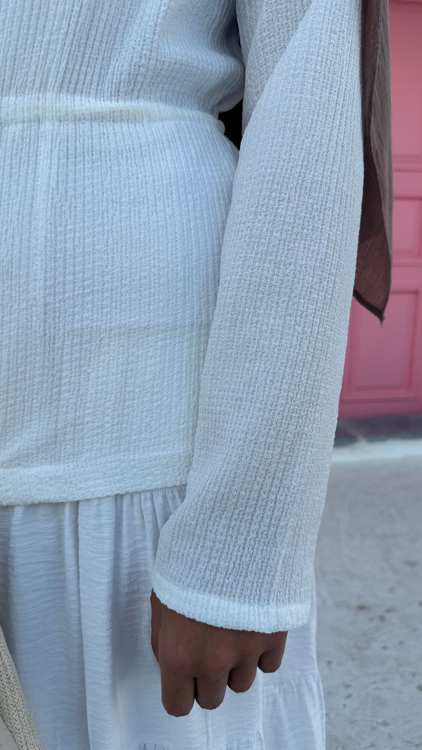 Qamar open blouse