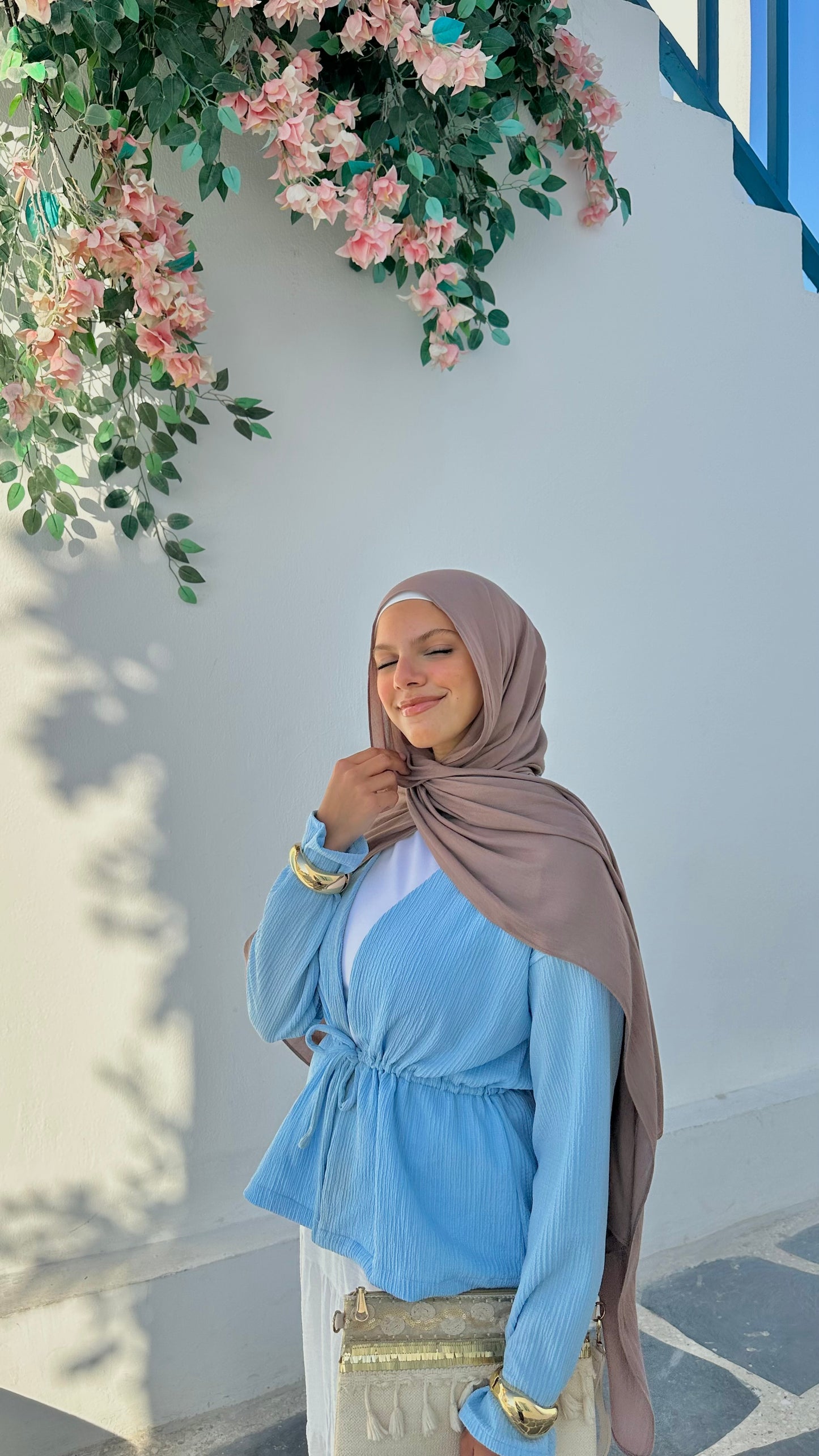 Sama open blouse
